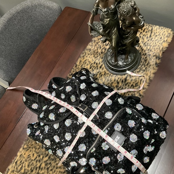 PINK BY VS SEQUINS POLKA DOT BACKPACK - Picture 5 of 9